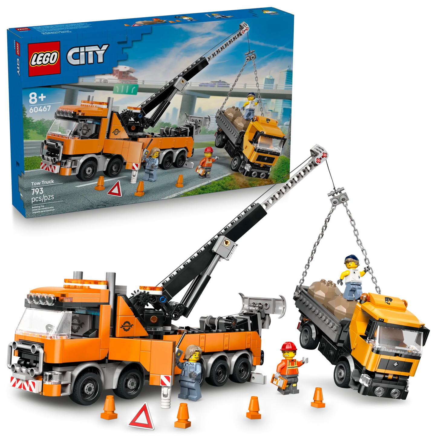 LEGO City Big Vehicles Heavy - Duty Recovery Tow Truck with Crane - Trading Card Market