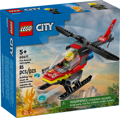 LEGO City Fire Fire Rescue Helicopter - Trading Card Market