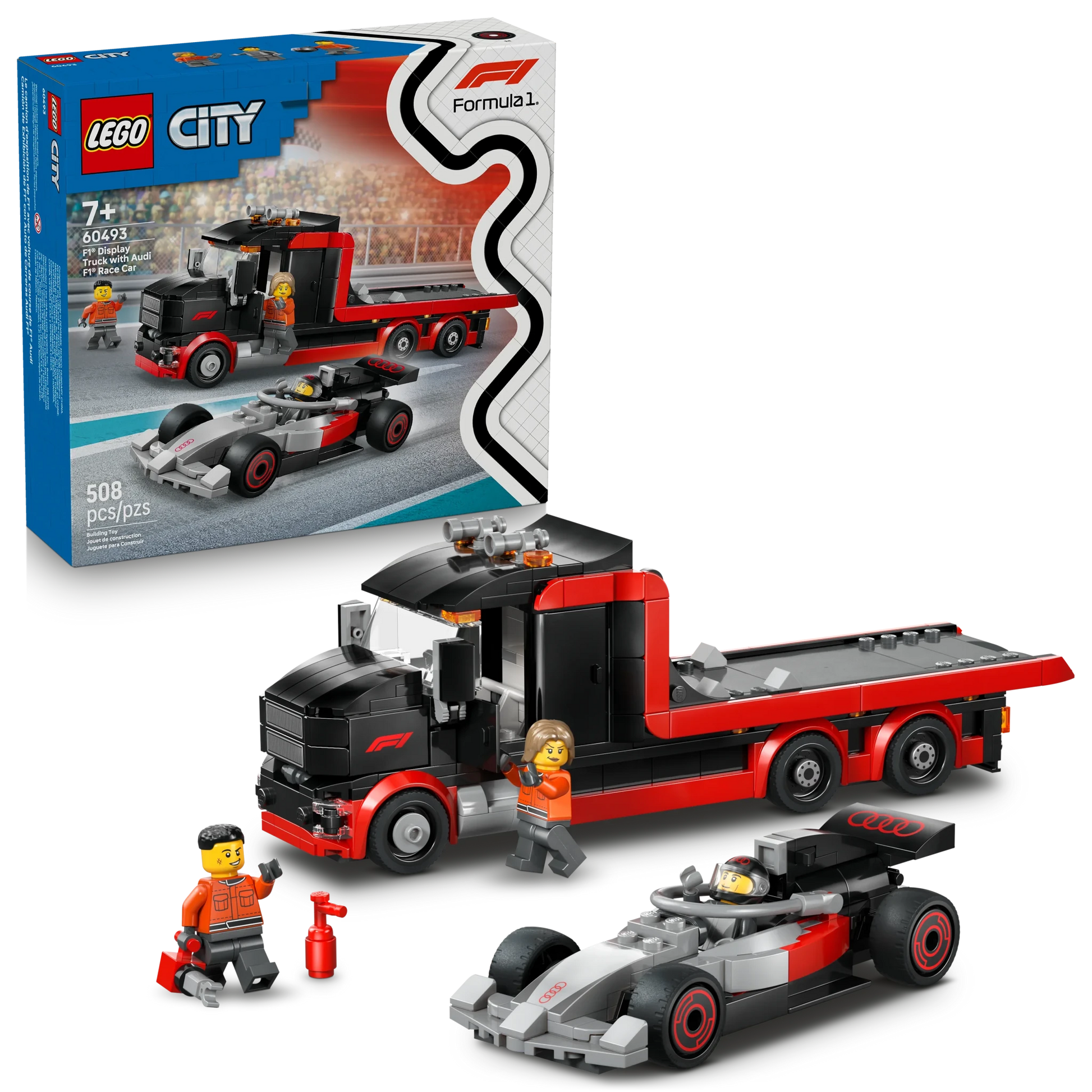 LEGO City Formula 1 F1 Display Truck with Audi F1 Race Car - Trading Card Market
