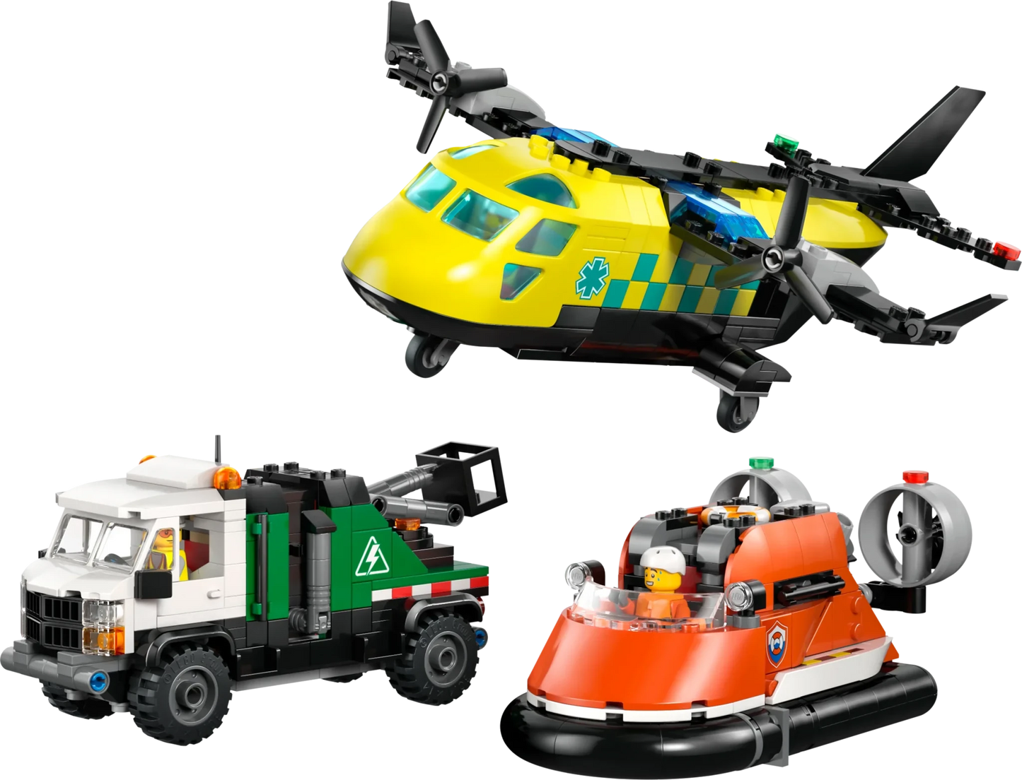 LEGO City Great Vehicles Airplane, Service Truck & Hovercraft Remix - Trading Card Market