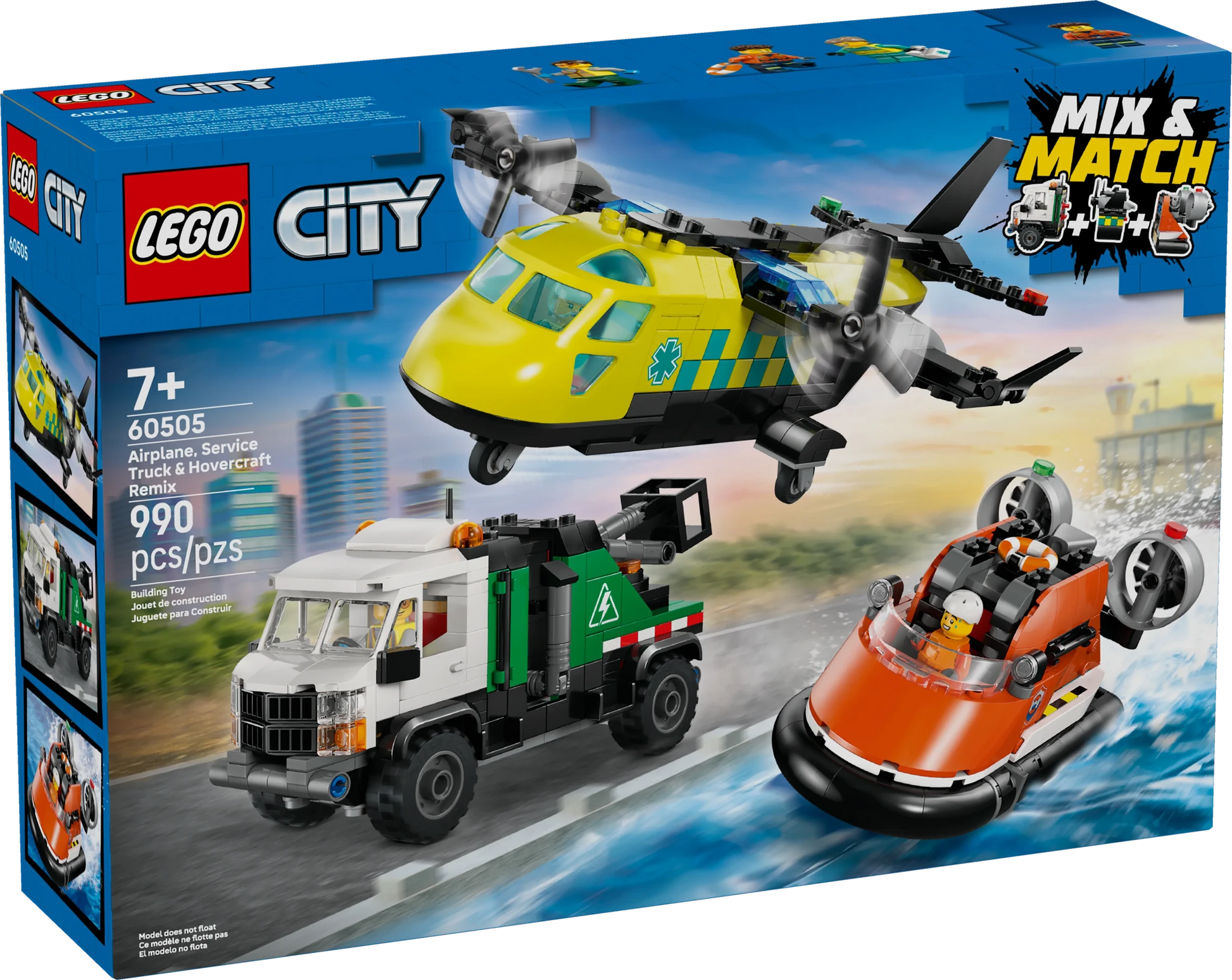 LEGO City Great Vehicles Airplane, Service Truck & Hovercraft Remix - Trading Card Market