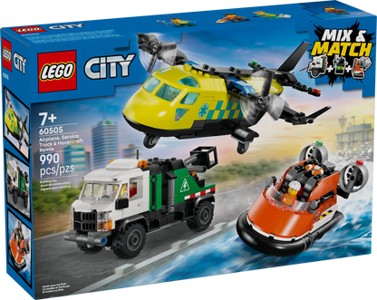 LEGO City Great Vehicles Airplane, Service Truck & Hovercraft Remix - Trading Card Market