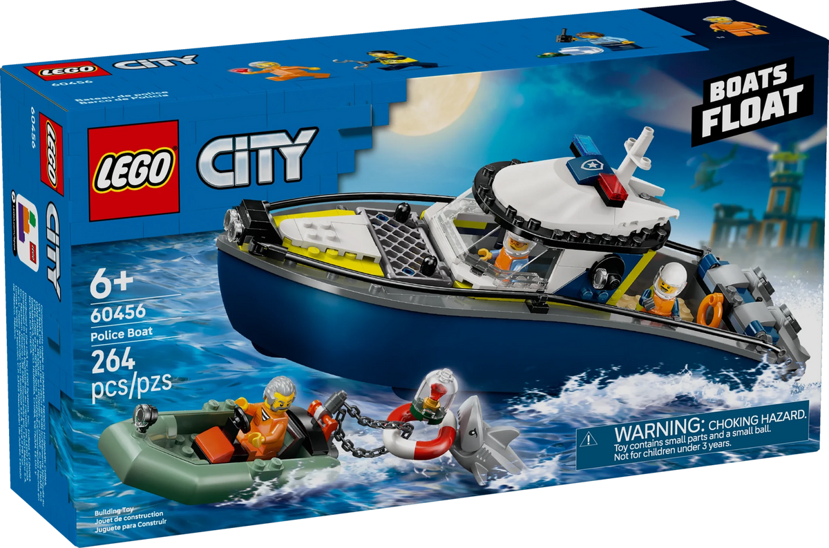 LEGO City Police Police Boat Chase - Trading Card Market