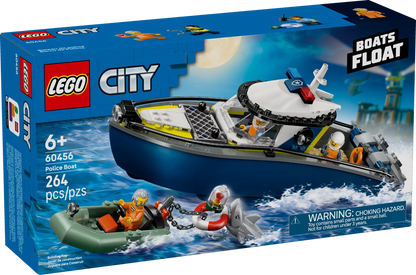 LEGO City Police Police Boat Chase - Trading Card Market