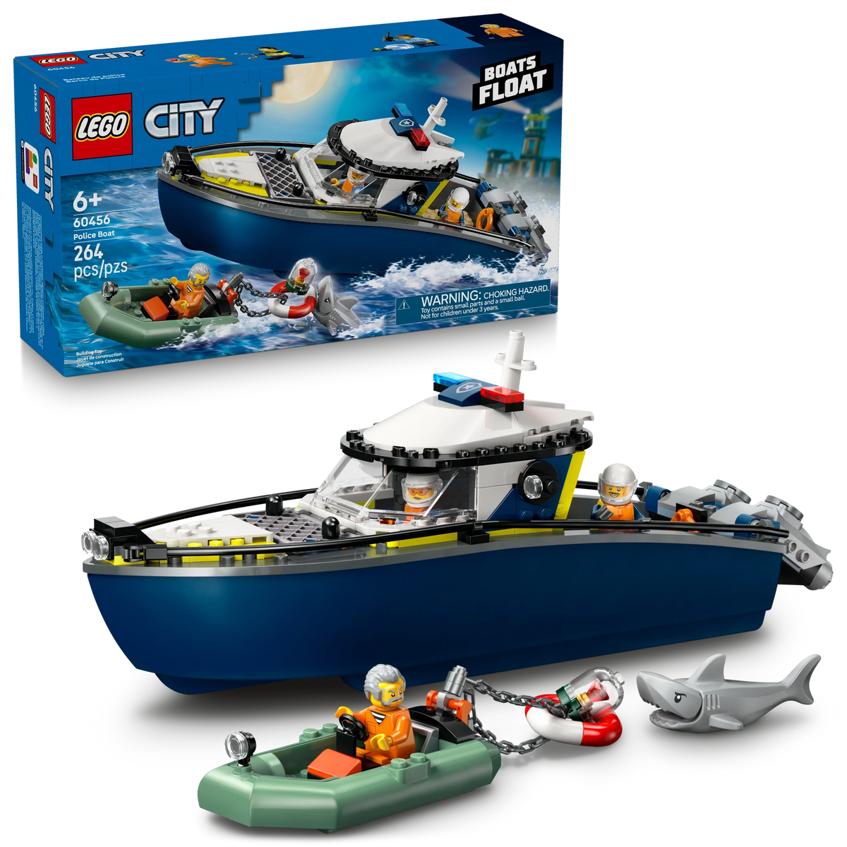 LEGO City Police Police Boat Chase - Trading Card Market