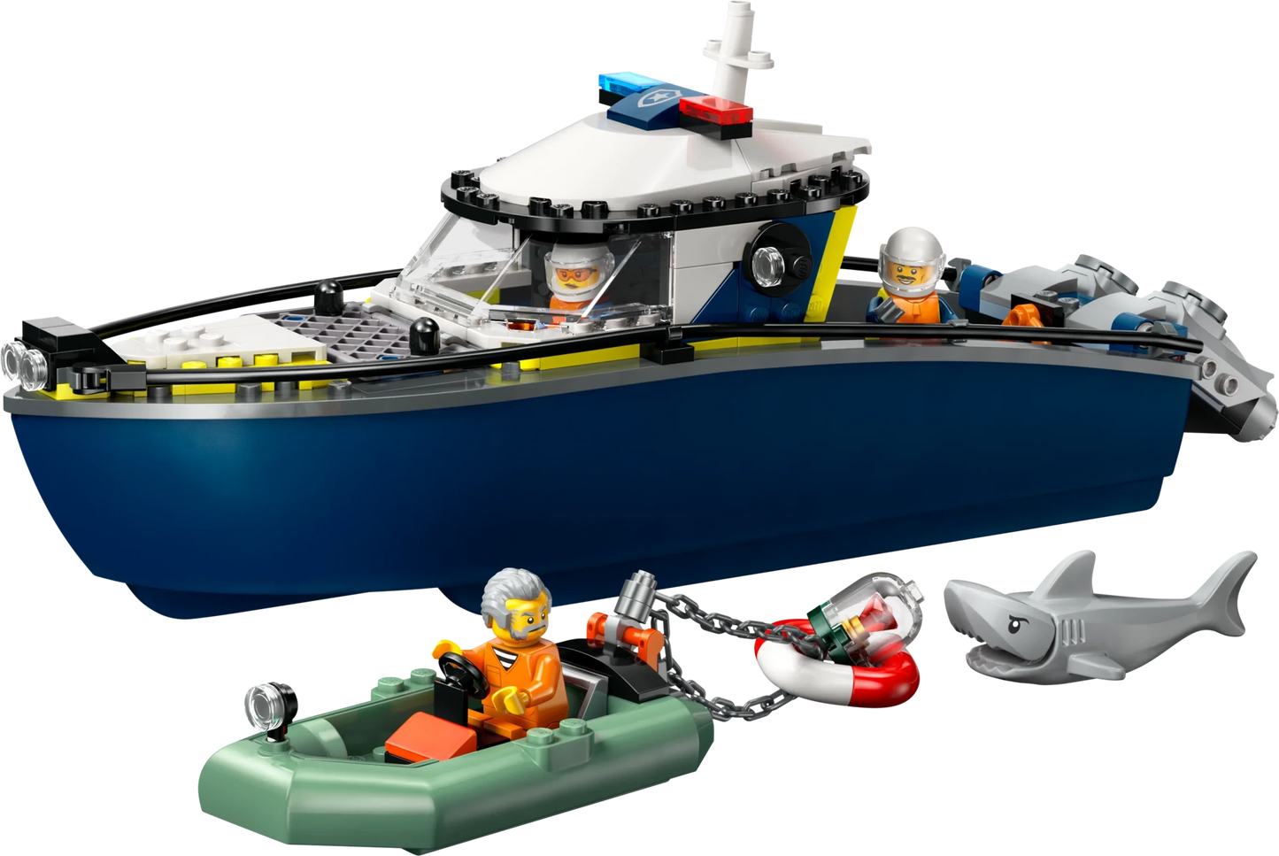 LEGO City Police Police Boat Chase - Trading Card Market