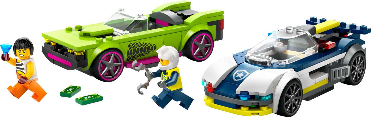 LEGO City Police Police Car and Muscle Car Chase - Trading Card Market