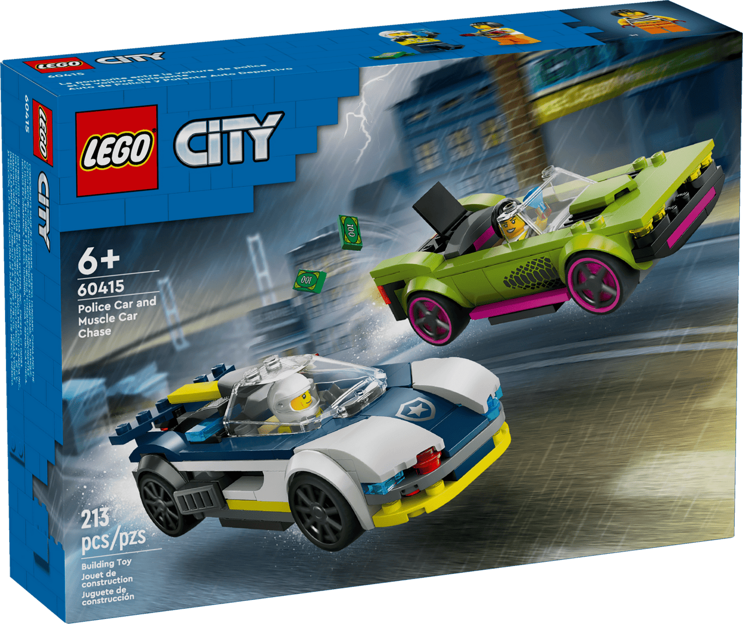 LEGO City Police Police Car and Muscle Car Chase - Trading Card Market
