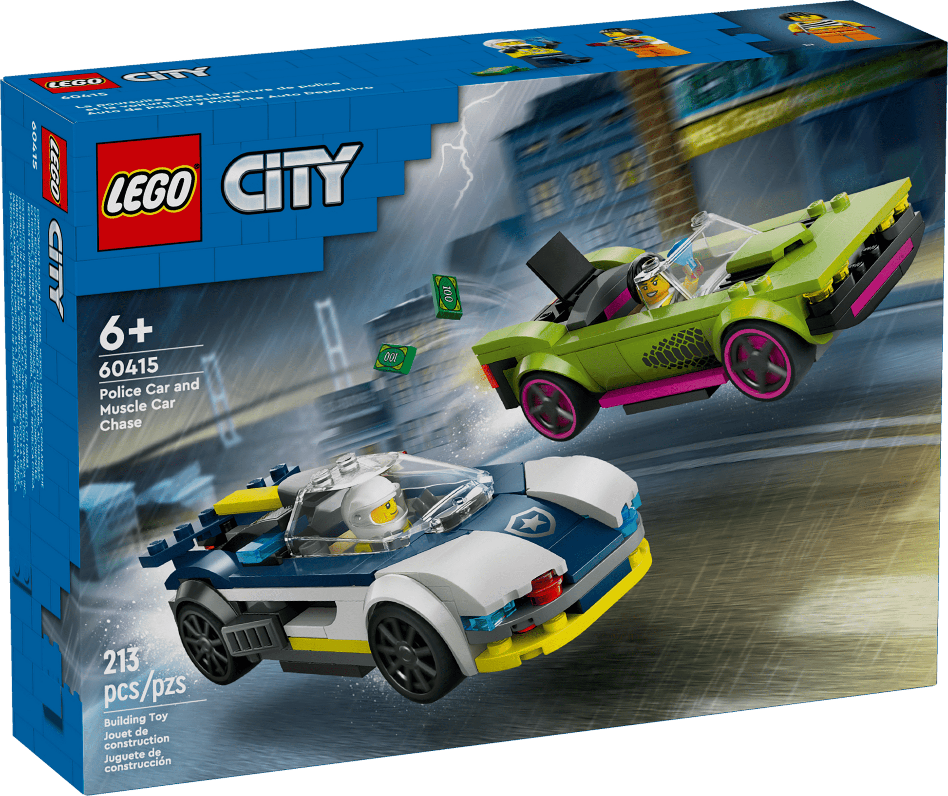 LEGO City Police Police Car and Muscle Car Chase - Trading Card Market