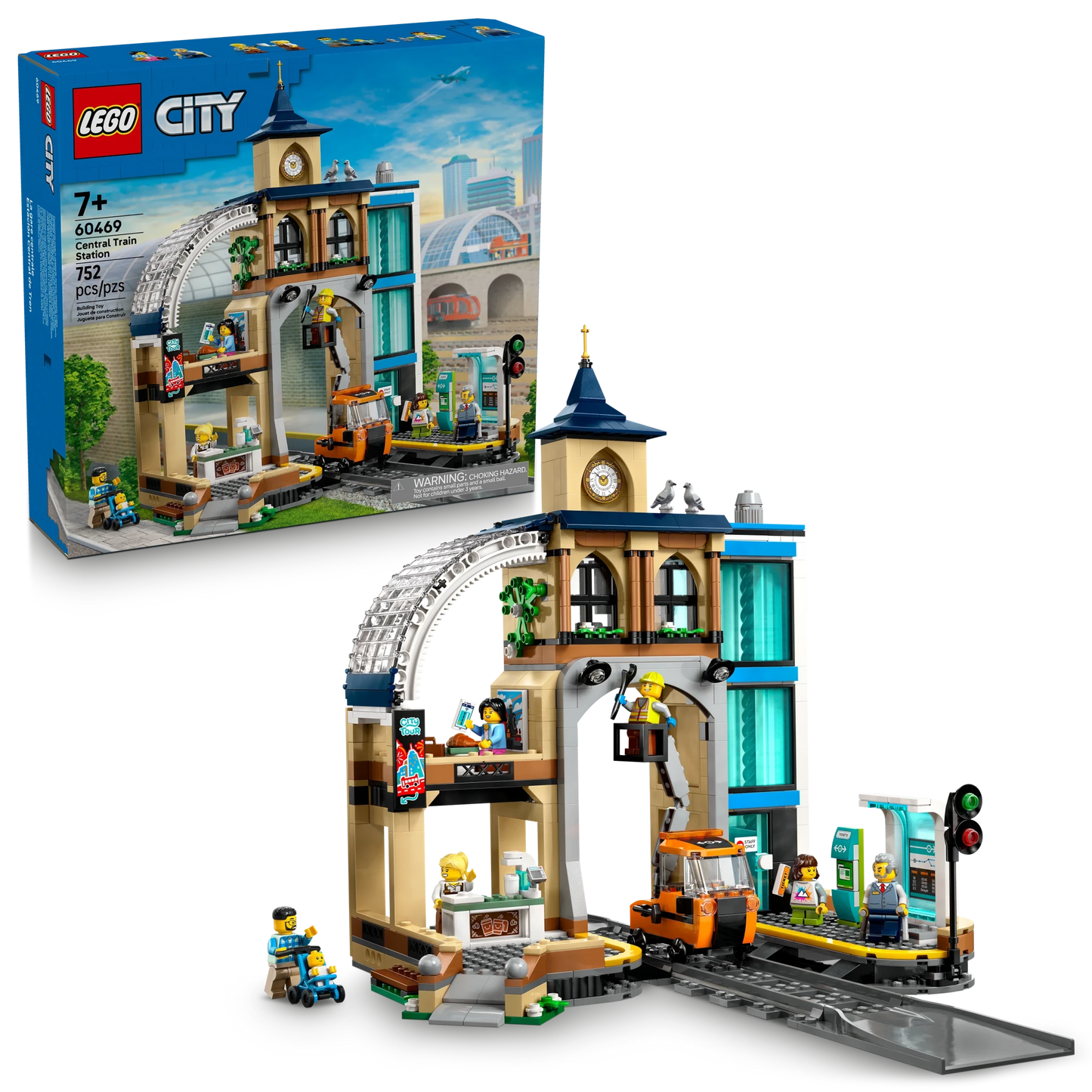 LEGO City Trains Central Train Station - Trading Card Market