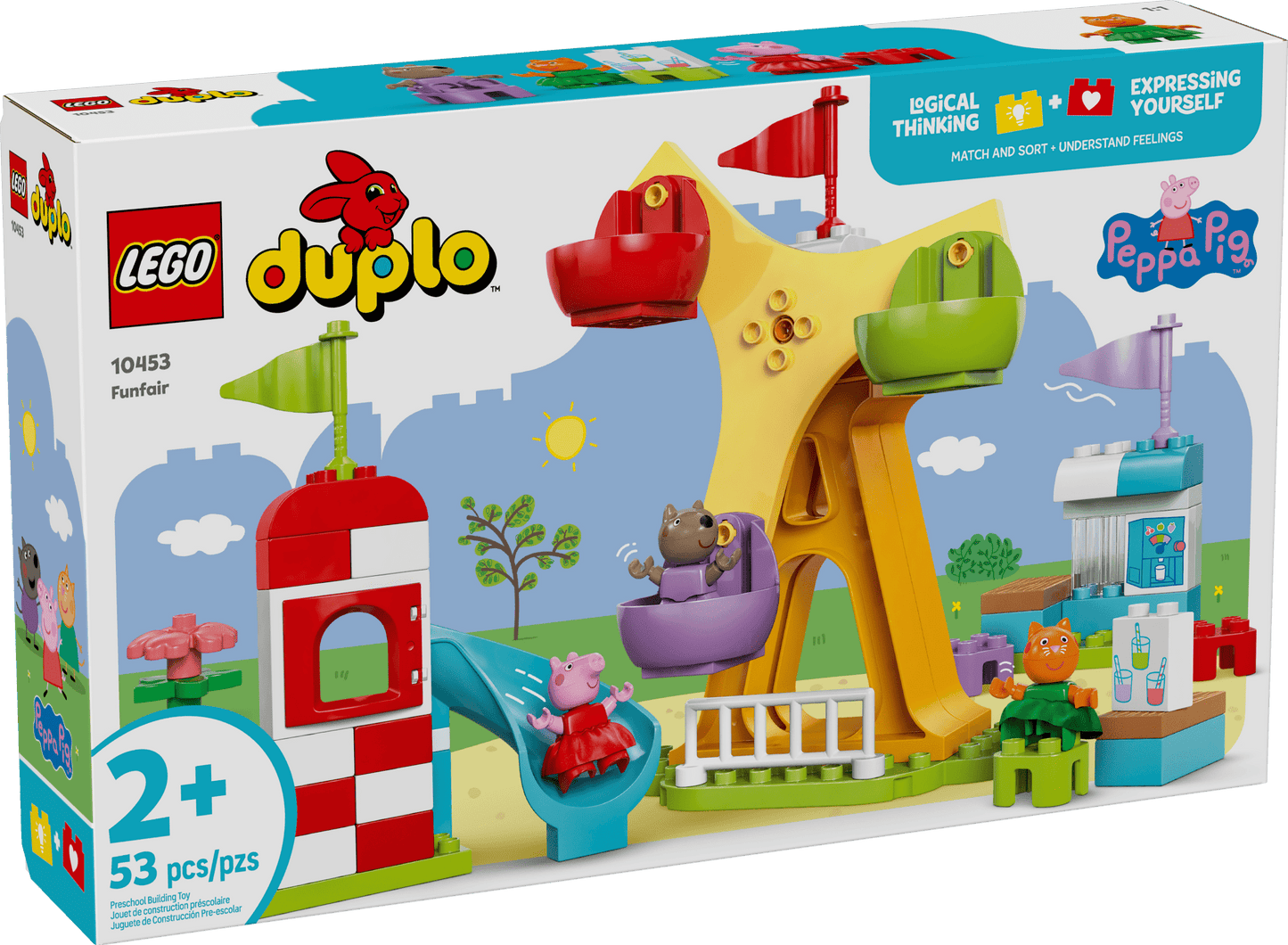 LEGO DUPLO Peppa Pig Funfair - Trading Card Market