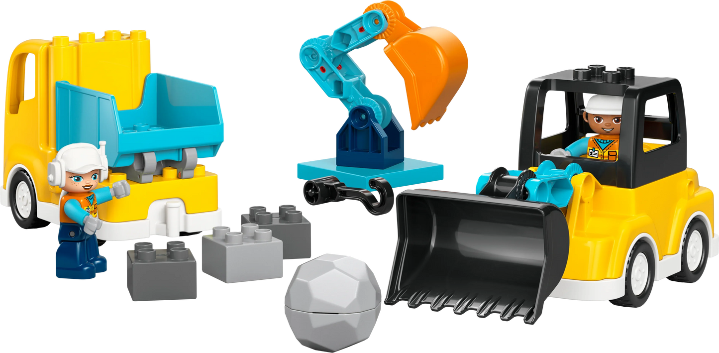 LEGO DUPLO Town 3 in 1 Construction Vehicles