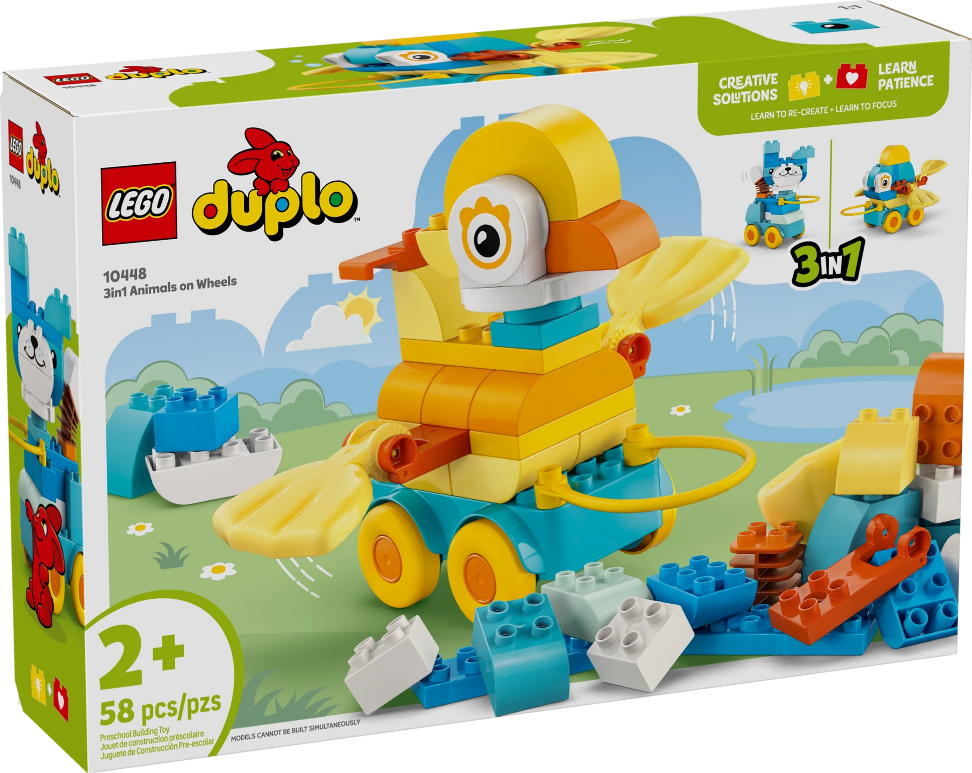 LEGO DUPLO Town 3in1 Animals on Wheels - Trading Card Market