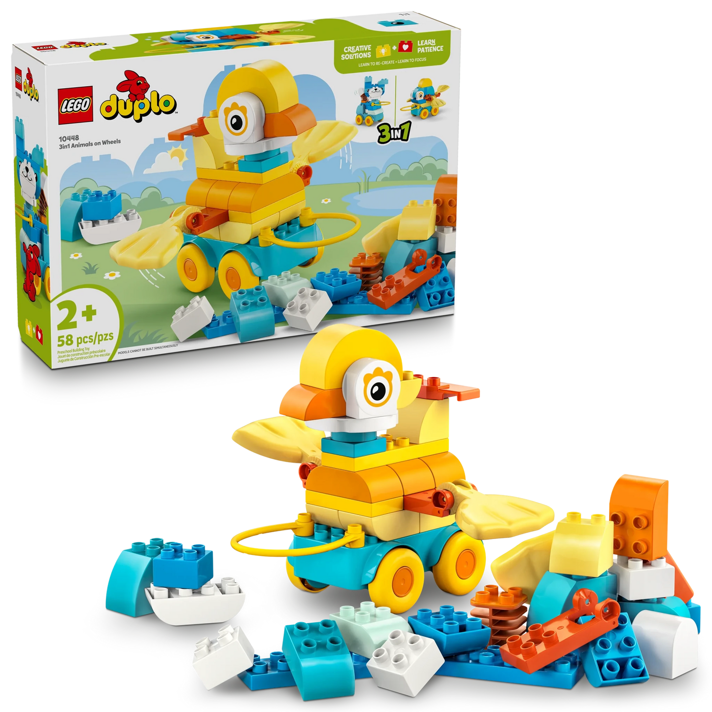 LEGO DUPLO Town 3in1 Animals on Wheels - Trading Card Market