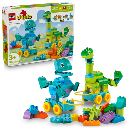 LEGO DUPLO Town 3in1 Dinosaurs on Wheels - Trading Card Market