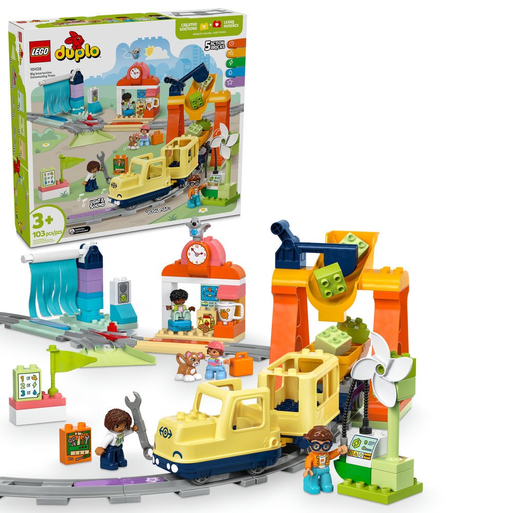 LEGO DUPLO Town Big Interactive Community Train - Trading Card Market