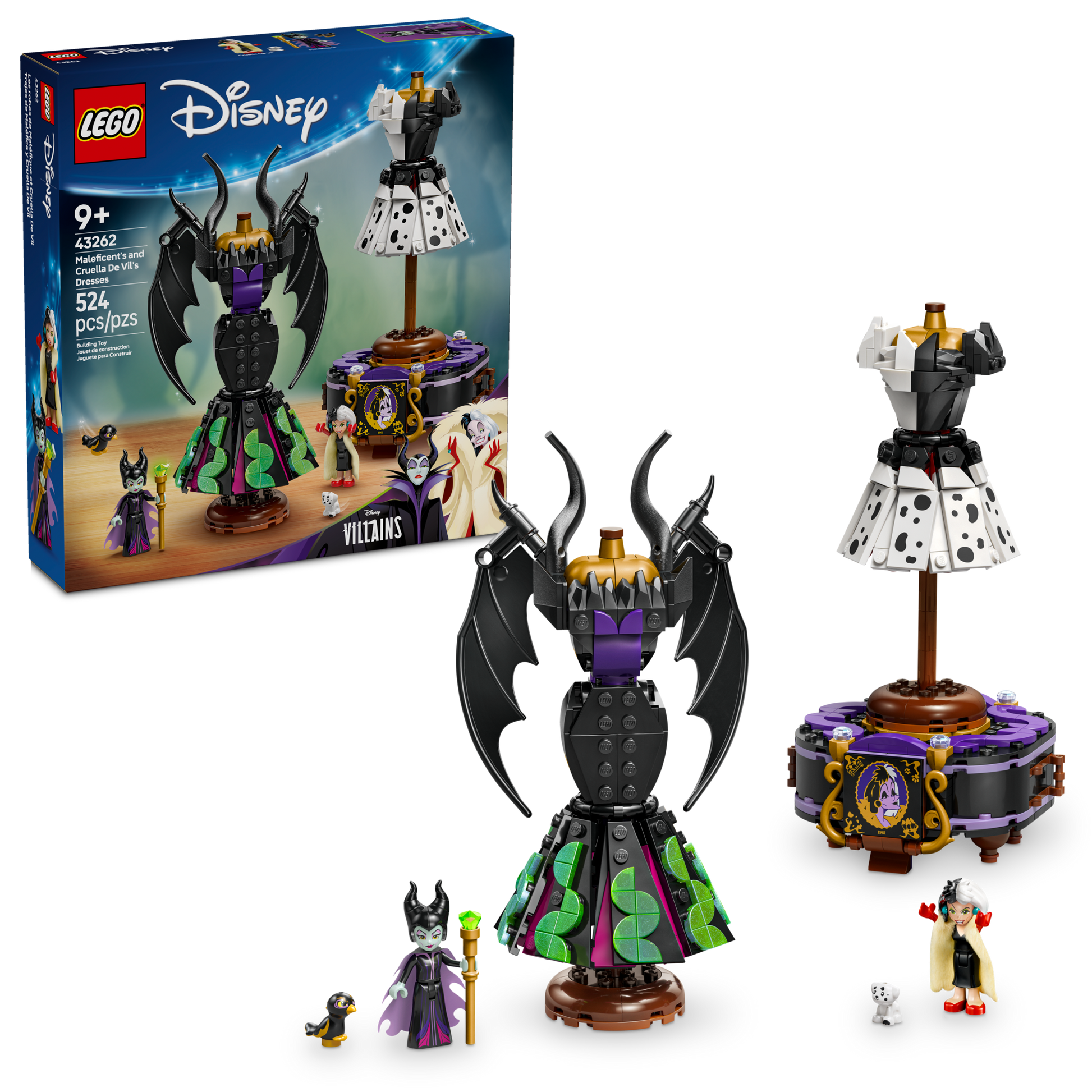 LEGO Disney Classic Maleficent's and Cruella De Vil's Dresses - Trading Card Market