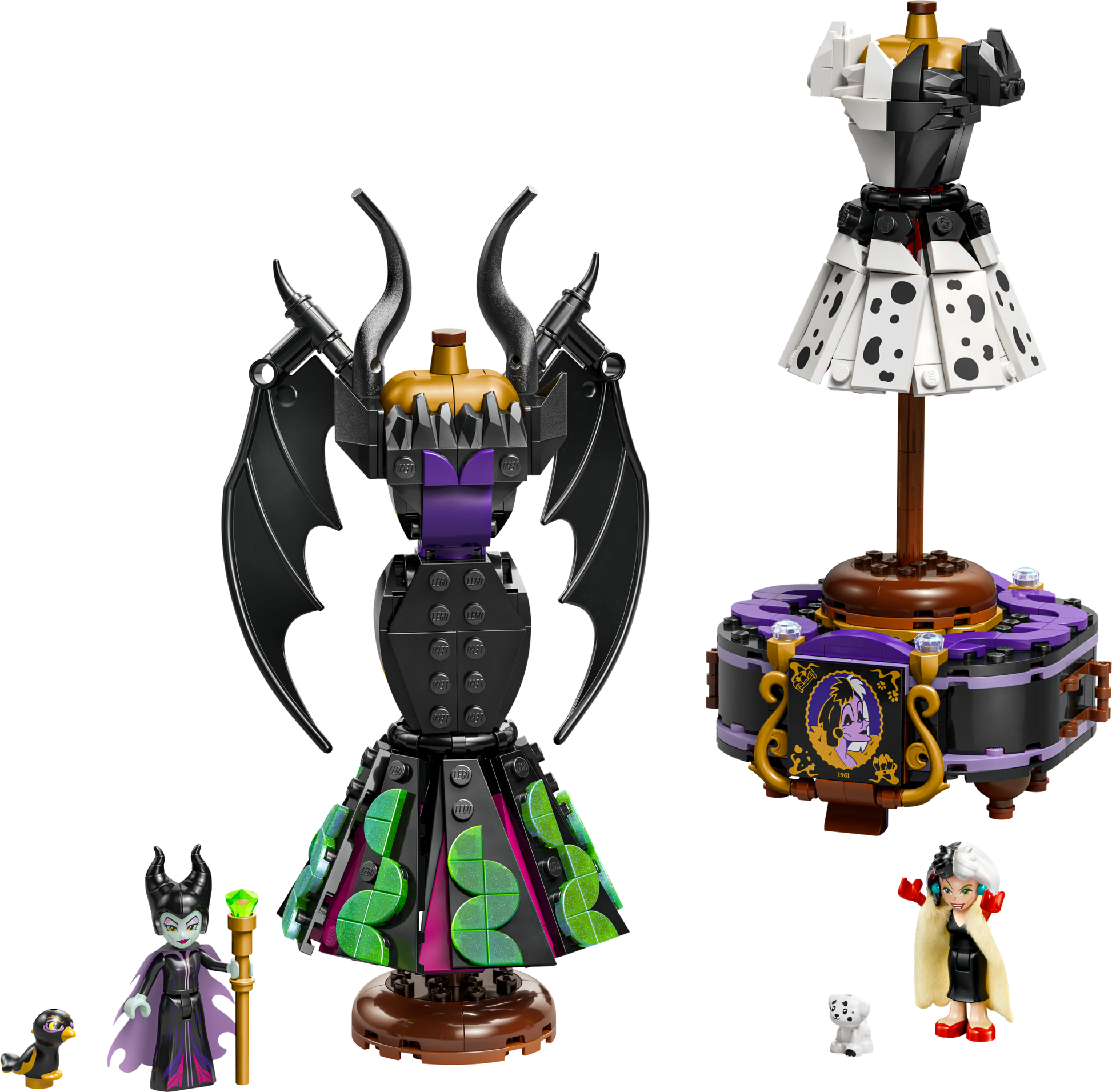 LEGO Disney Classic Maleficent's and Cruella De Vil's Dresses - Trading Card Market