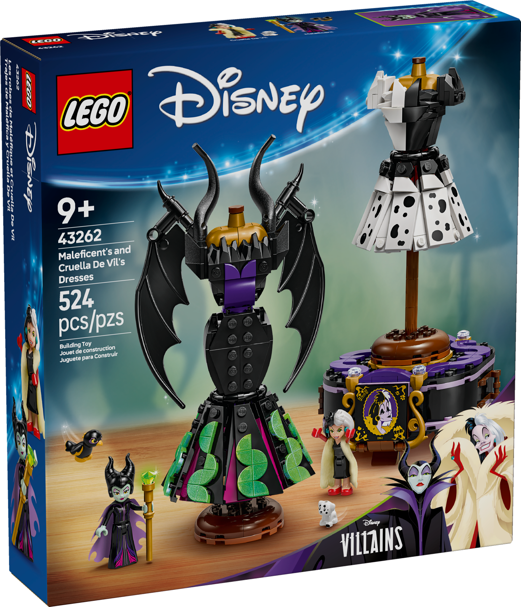 LEGO Disney Classic Maleficent's and Cruella De Vil's Dresses - Trading Card Market