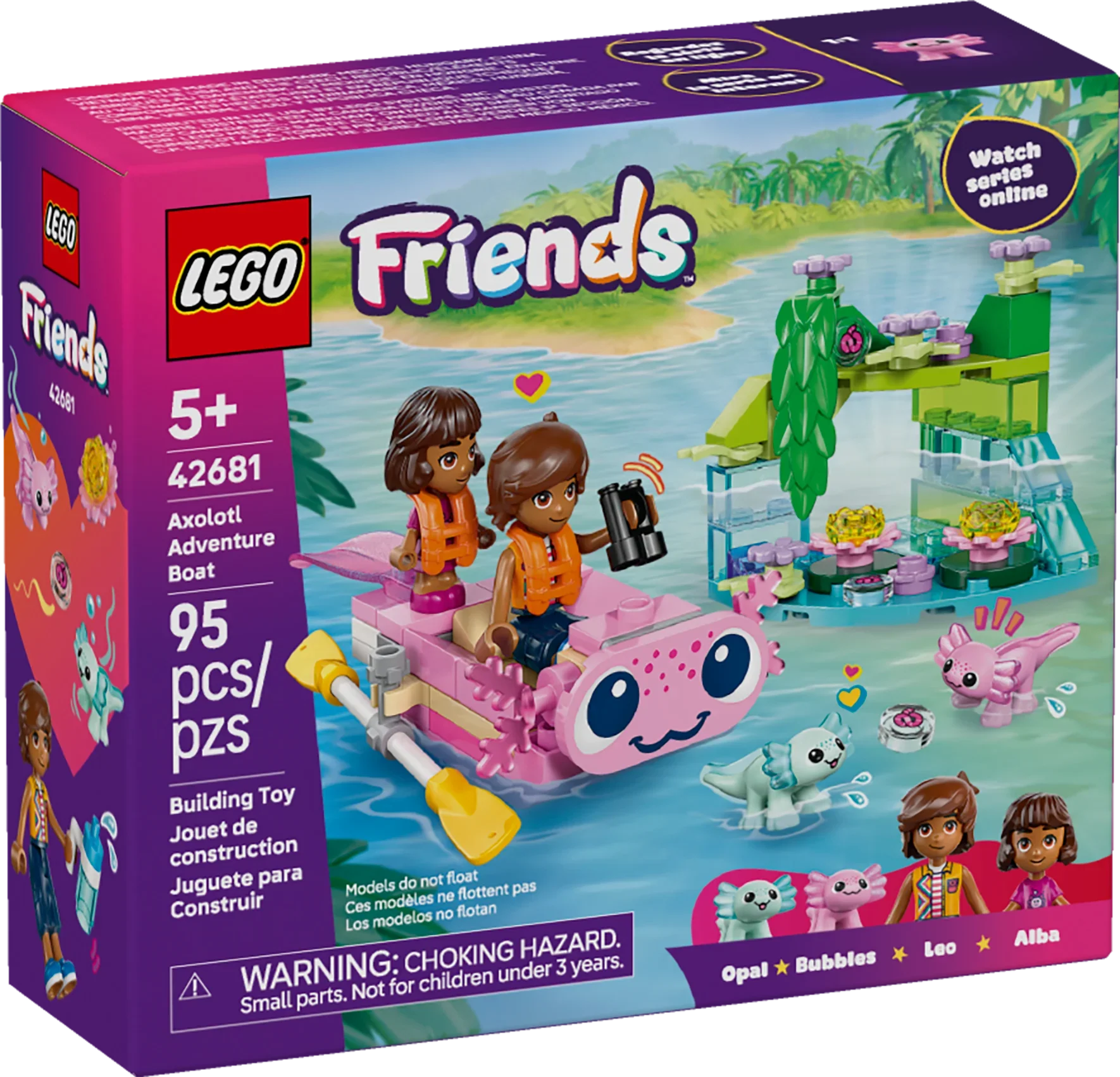LEGO Friends Axolotl Adventure Boat - Trading Card Market