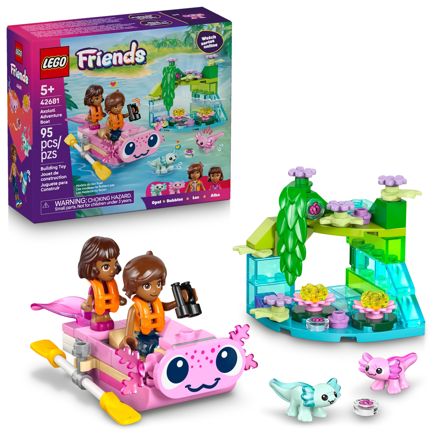 LEGO Friends Axolotl Adventure Boat - Trading Card Market