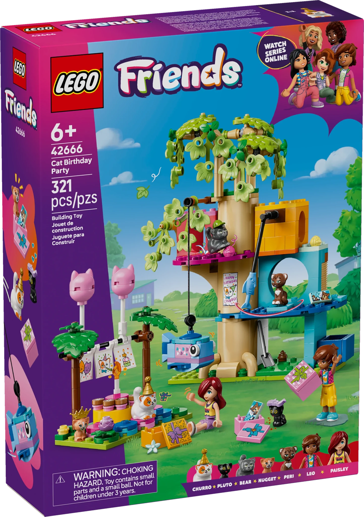 LEGO Friends Cat Birthday Party & Tree House - Trading Card Market