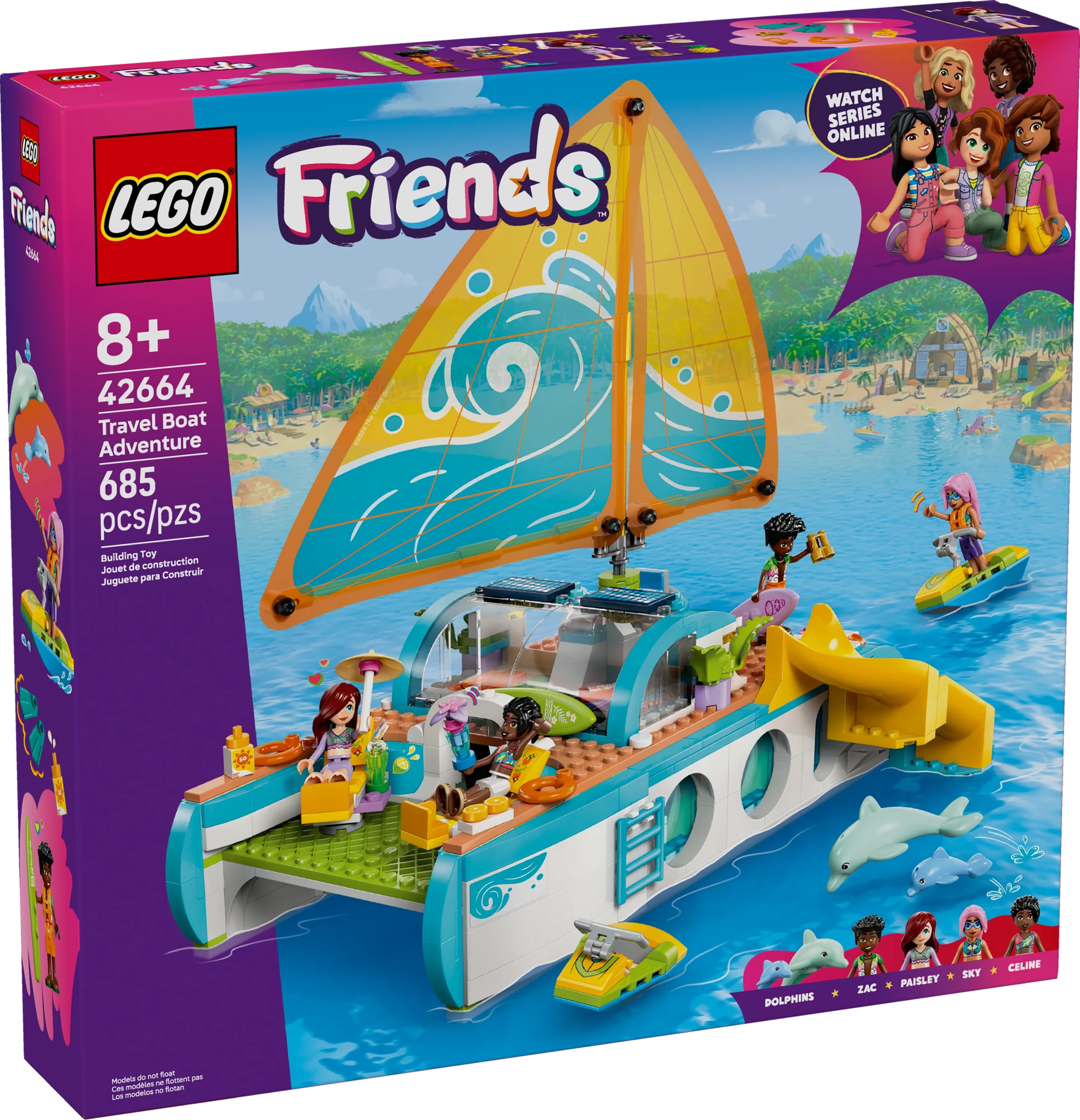 LEGO Friends Travel Boat Adventure - Trading Card Market