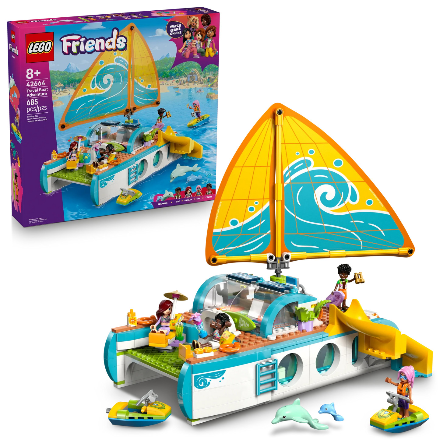 LEGO Friends Travel Boat Adventure - Trading Card Market