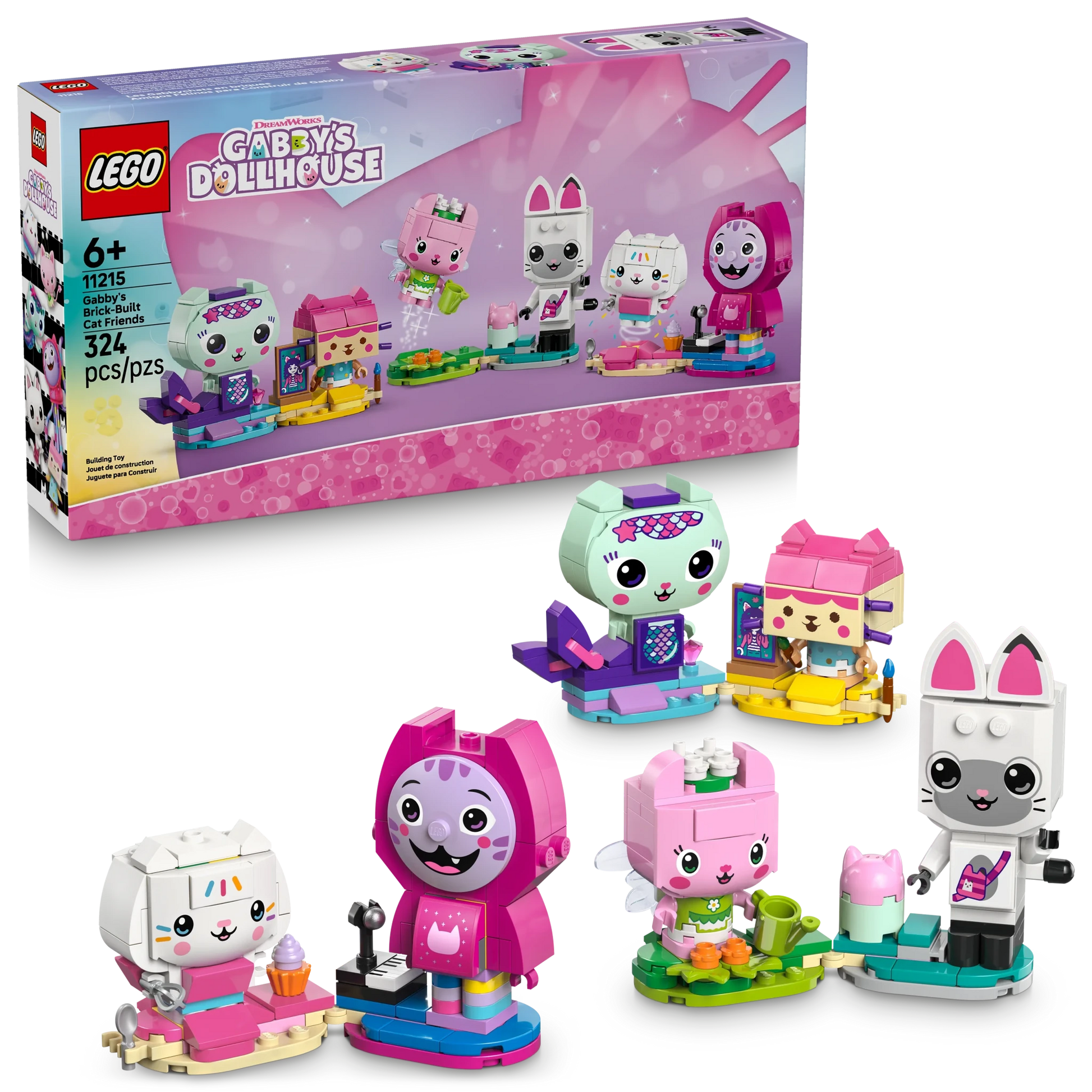LEGO Gabby's Dollhouse Gabby's Brick - Built Cat Friends - Trading Card Market