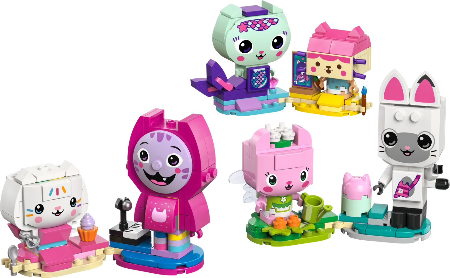 LEGO Gabby's Dollhouse Gabby's Brick - Built Cat Friends - Trading Card Market