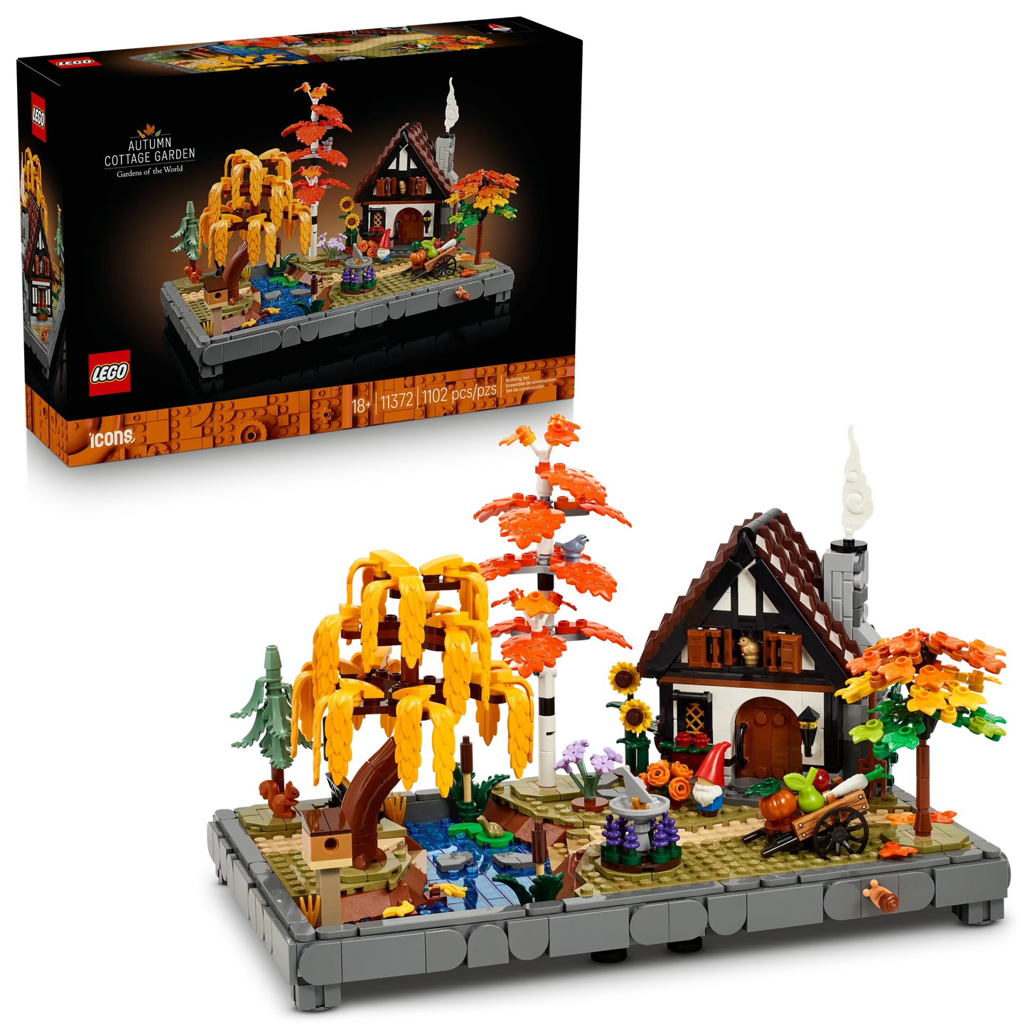 LEGO Icons Autumn Cottage Garden - Trading Card Market