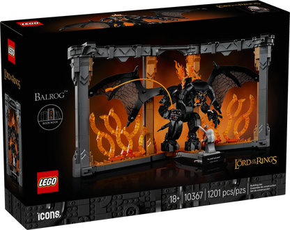 LEGO Icons The Lord of the Rings: Balrog Book Nook - Trading Card Market