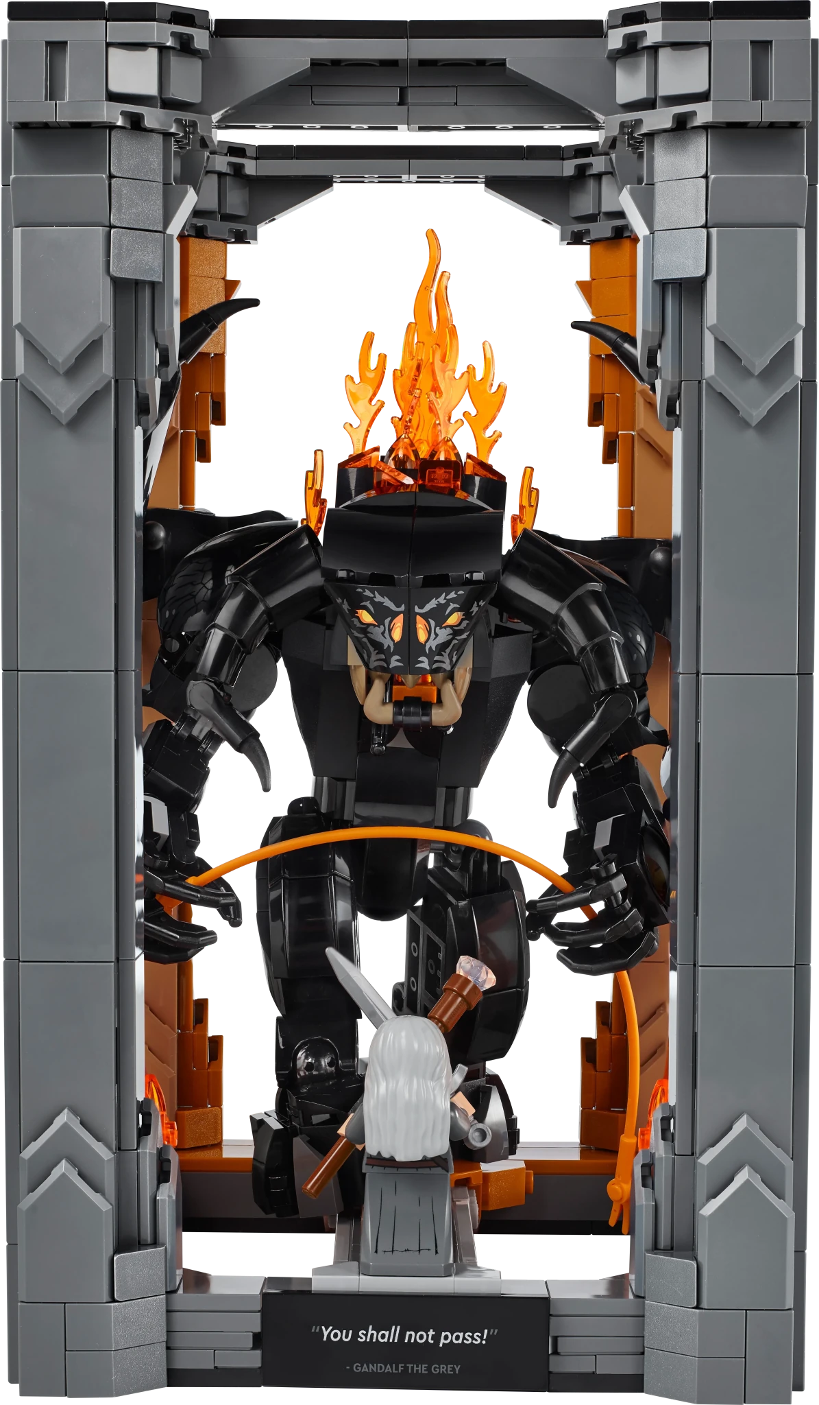 LEGO Icons The Lord of the Rings: Balrog Book Nook - Trading Card Market