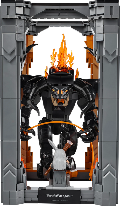 LEGO Icons The Lord of the Rings: Balrog Book Nook - Trading Card Market