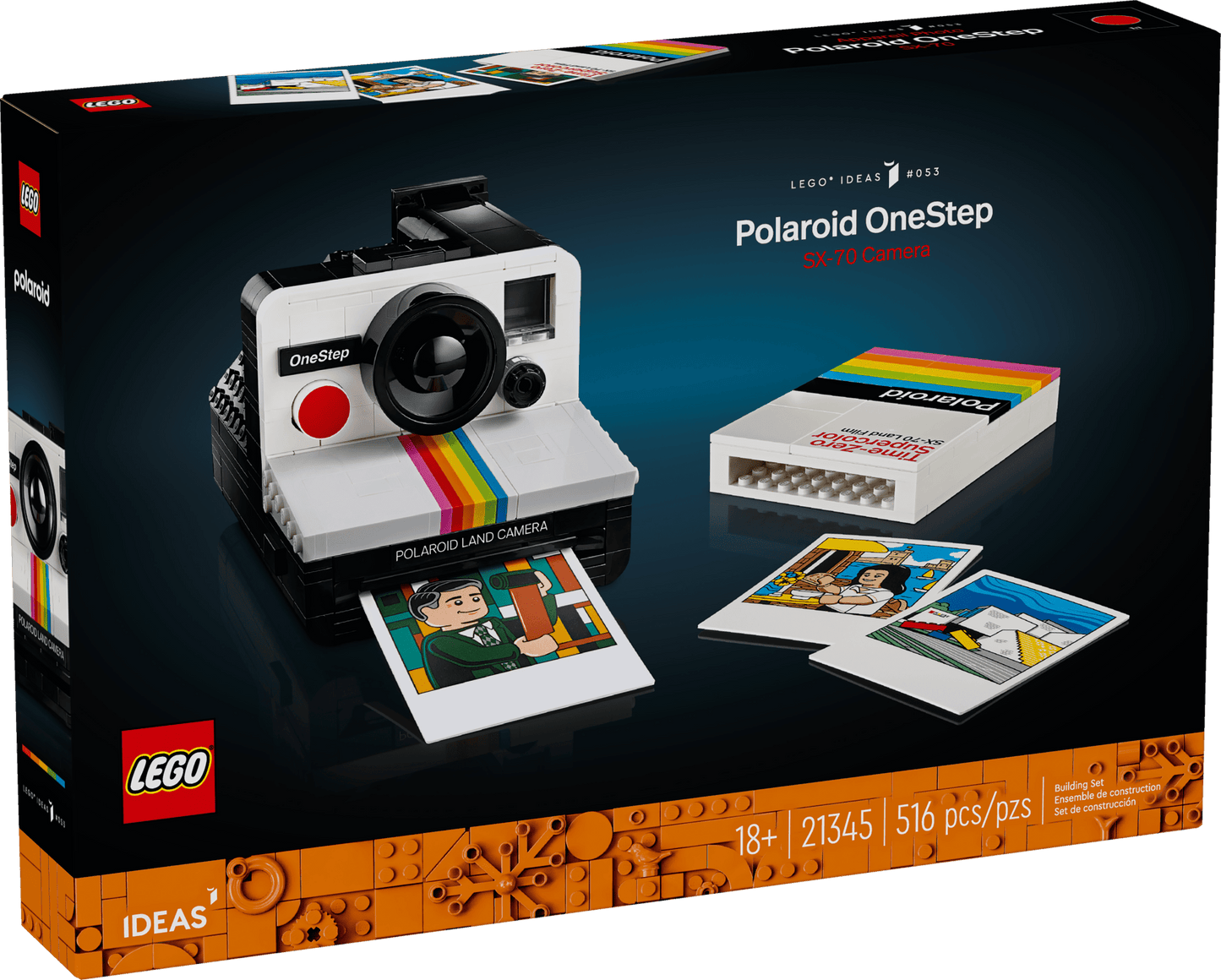 LEGO Ideas Polaroid OneStep SX - 70 Camera - Trading Card Market