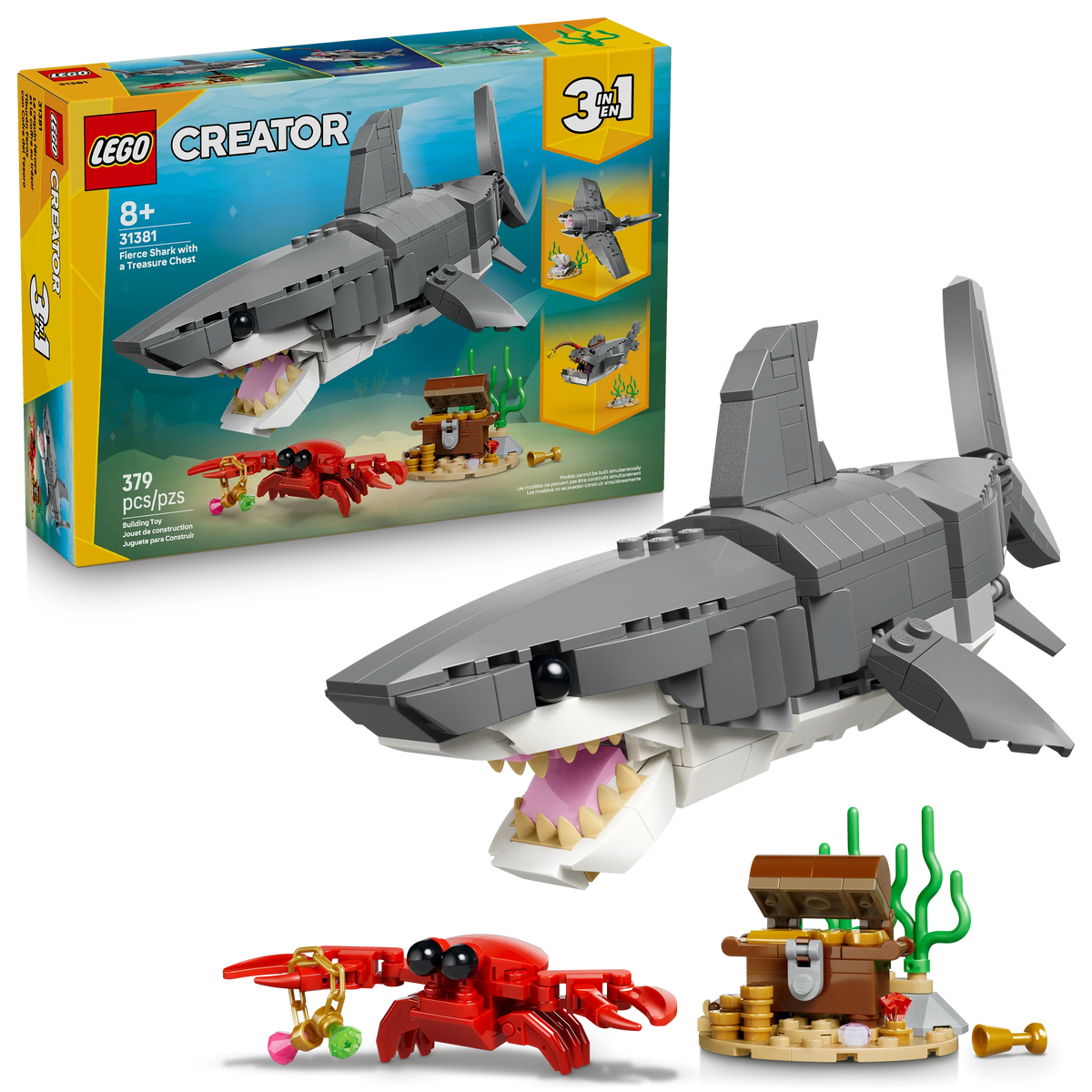 LEGO Creator Fierce Shark with a Treasure Chest