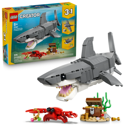 LEGO Creator Fierce Shark with a Treasure Chest
