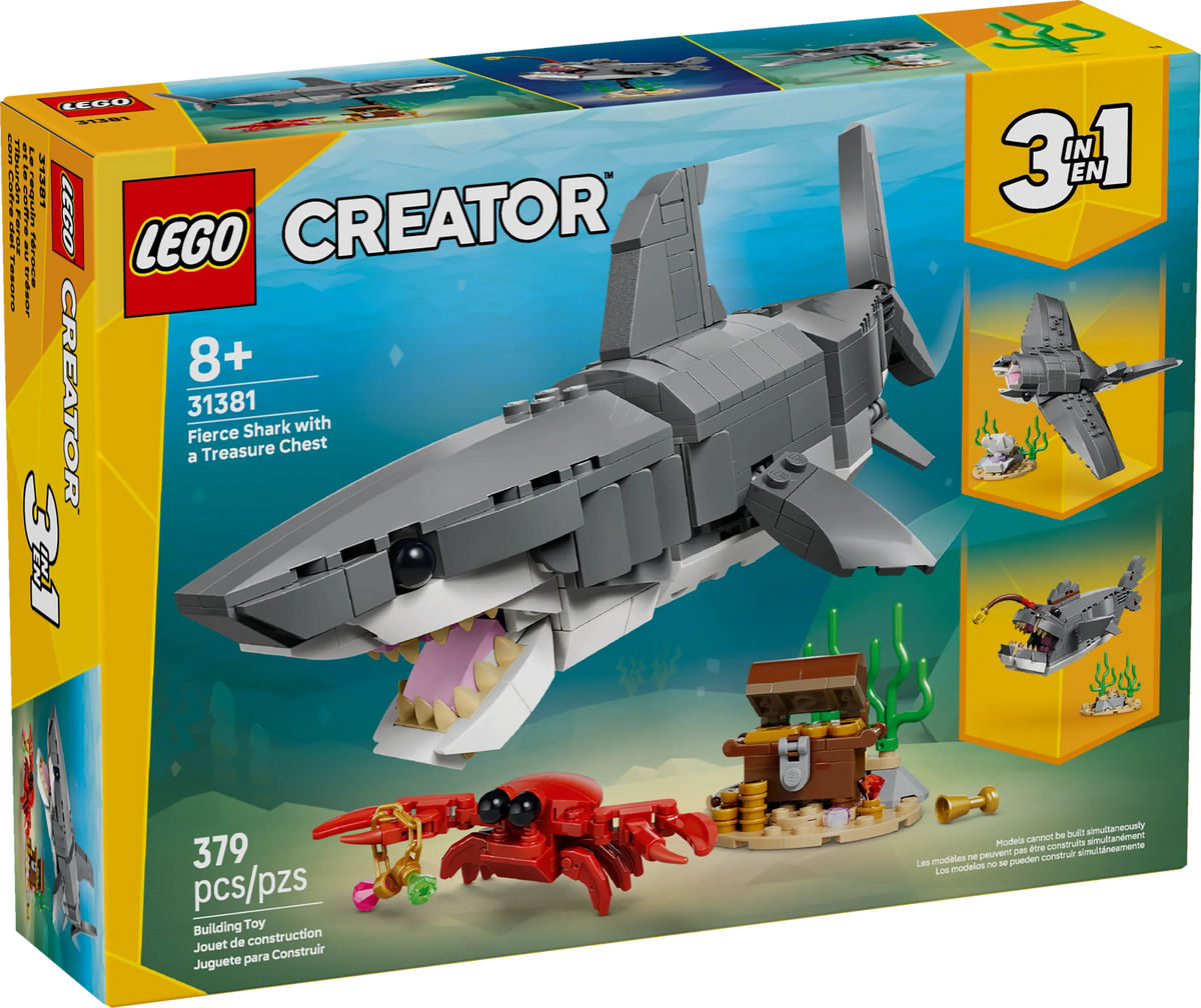 LEGO Creator Fierce Shark with a Treasure Chest