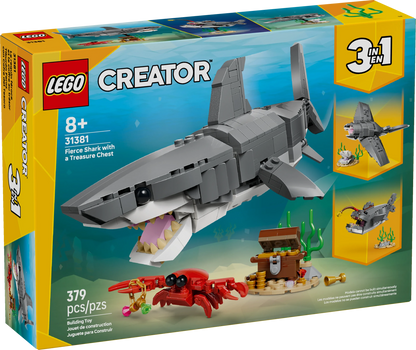 LEGO Creator Fierce Shark with a Treasure Chest