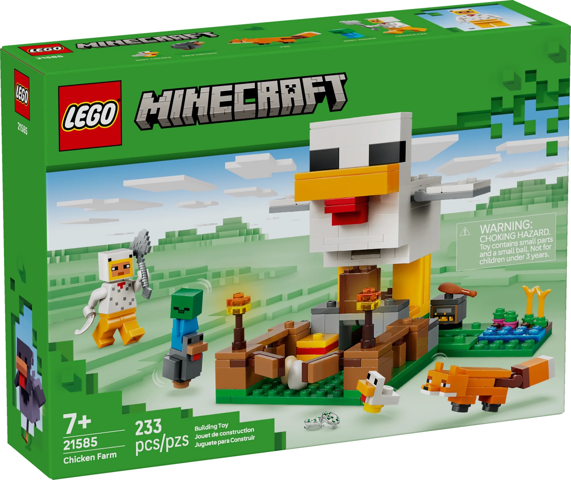 LEGO Minecraft Chicken Farm - Trading Card Market