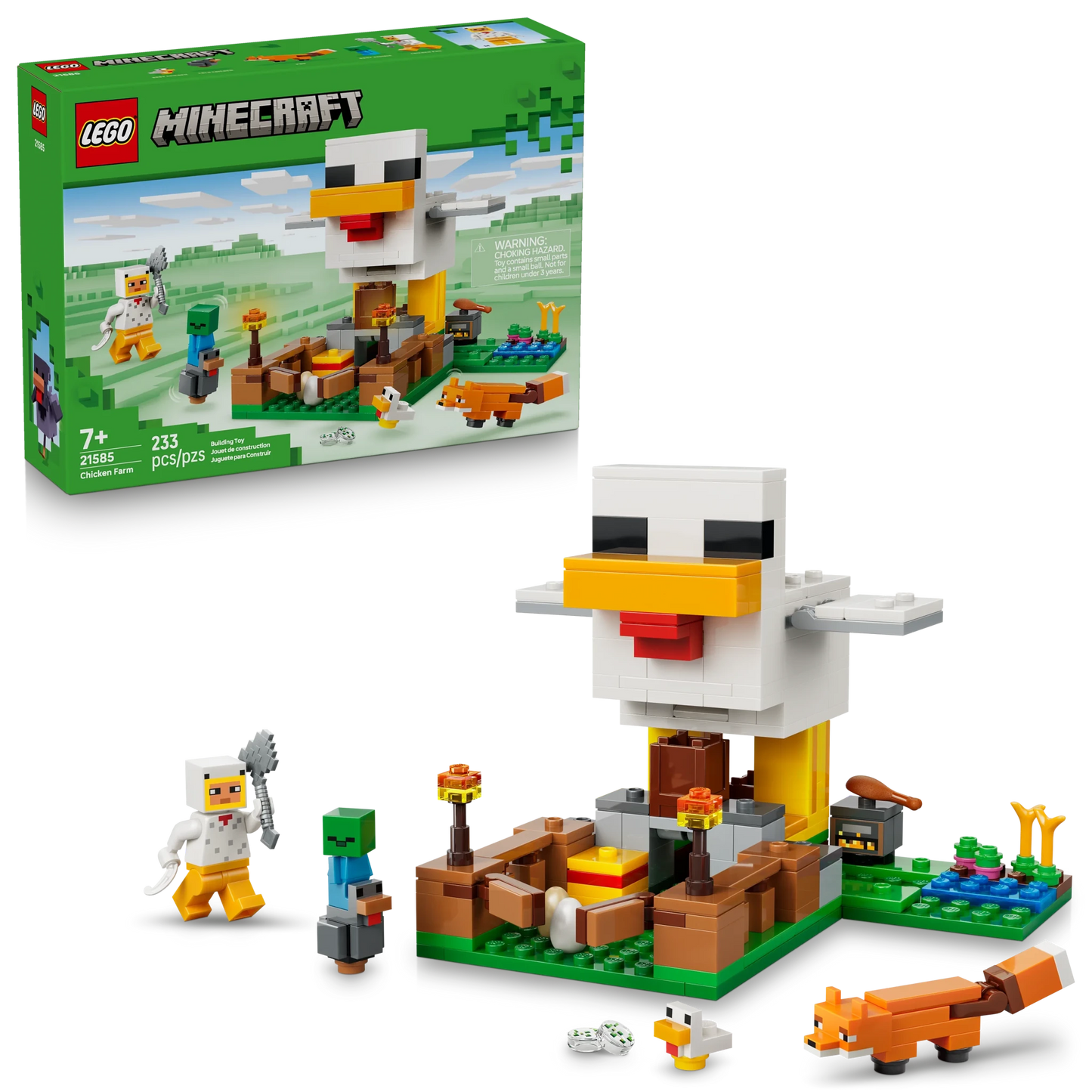 LEGO Minecraft Chicken Farm - Trading Card Market