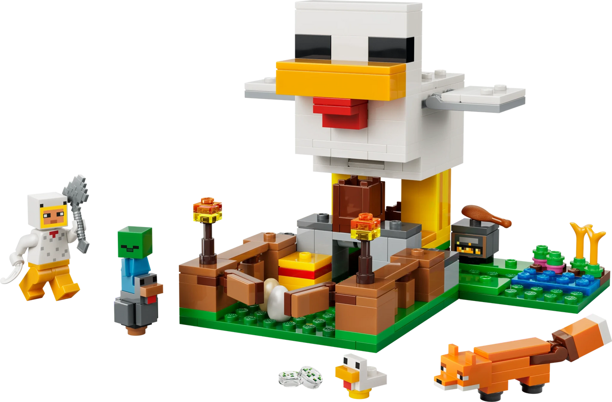 LEGO Minecraft Chicken Farm - Trading Card Market