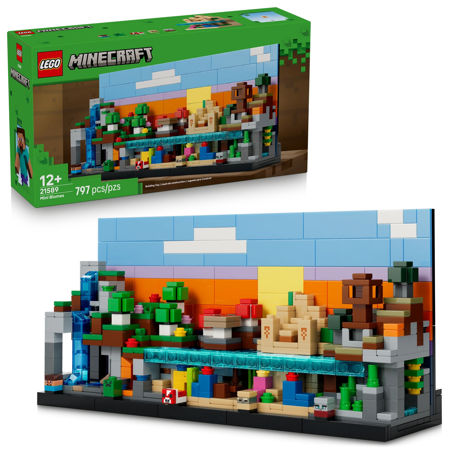 LEGO Minecraft Mini Biomes - Trading Card Market