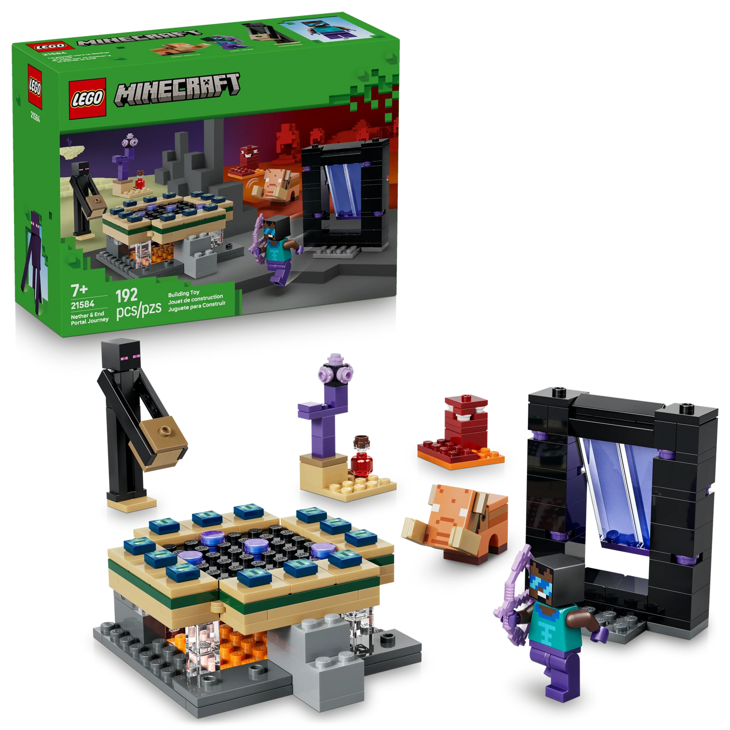 LEGO Minecraft Nether & End Portal Journey - Trading Card Market