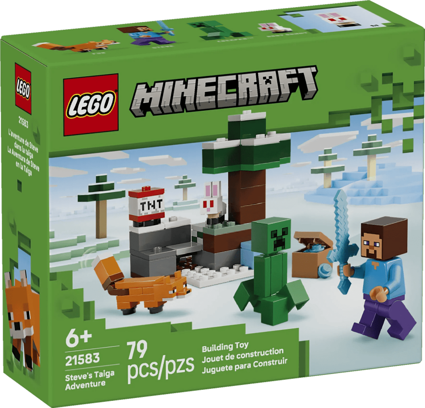 LEGO Minecraft Steve's Taiga Adventure - Trading Card Market