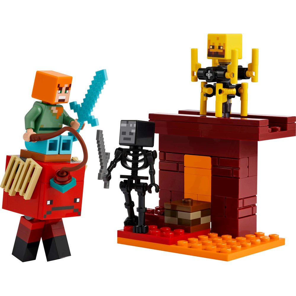 LEGO Minecraft The Nether Lava Battle - Trading Card Market