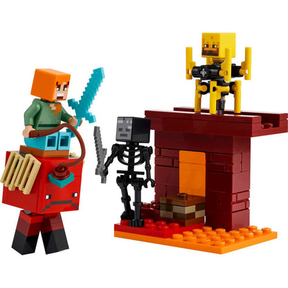 LEGO Minecraft The Nether Lava Battle - Trading Card Market