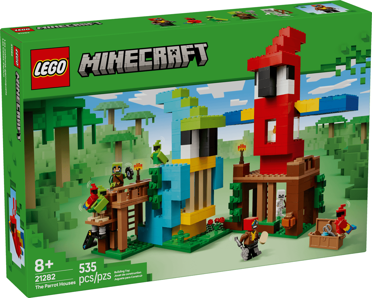 LEGO Minecraft The Parrot Houses - Trading Card Market