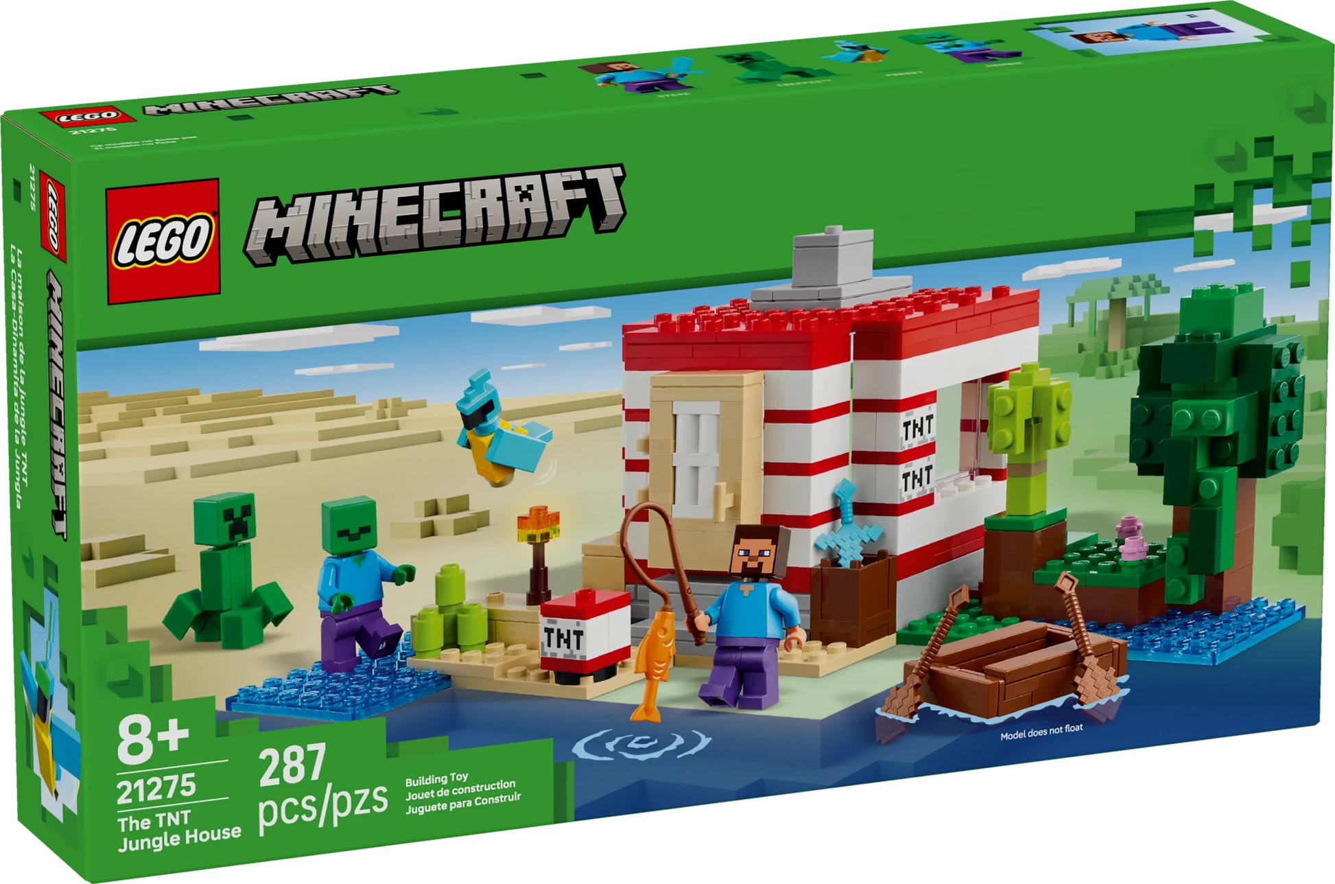 LEGO Minecraft The TNT Jungle House - Trading Card Market