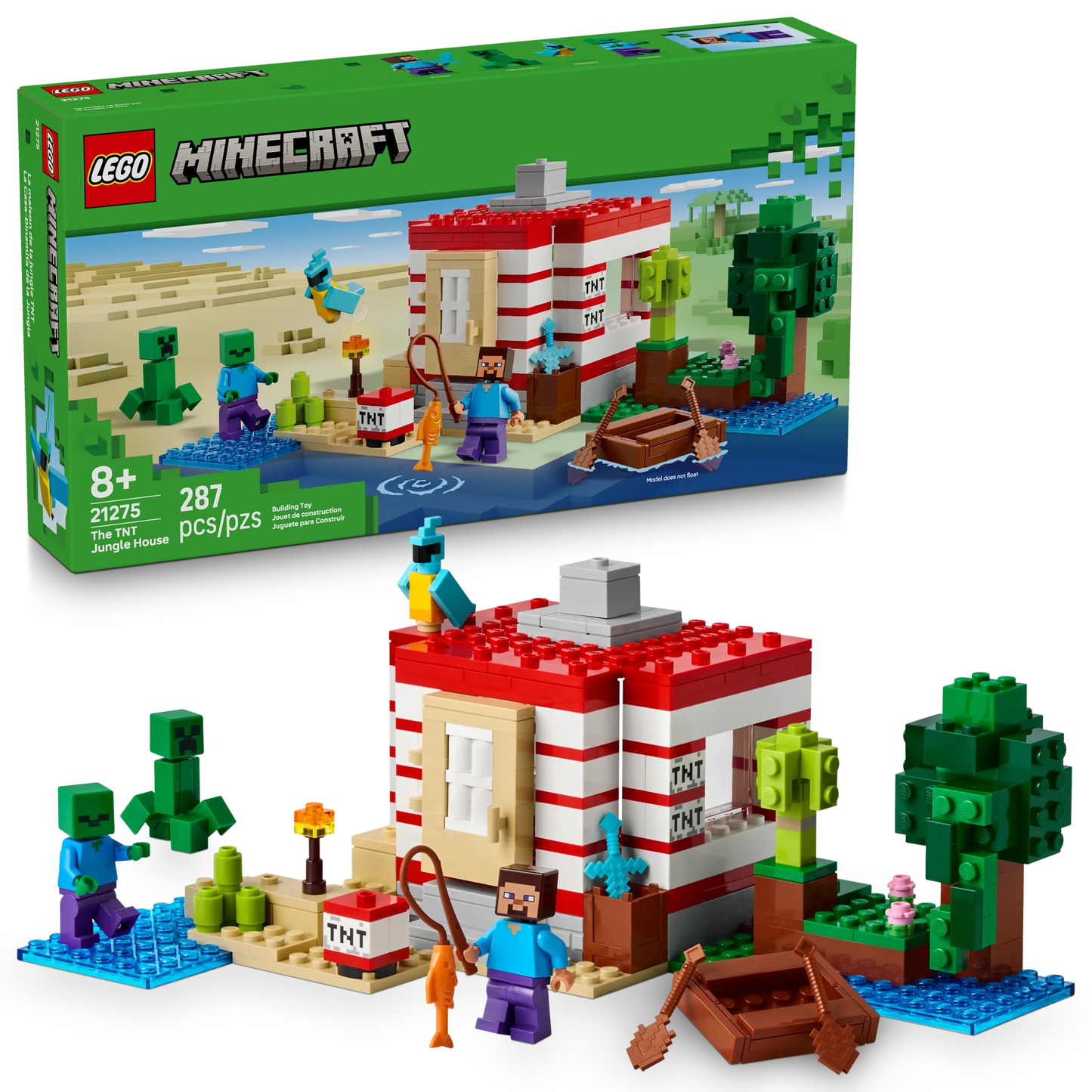 LEGO Minecraft The TNT Jungle House - Trading Card Market